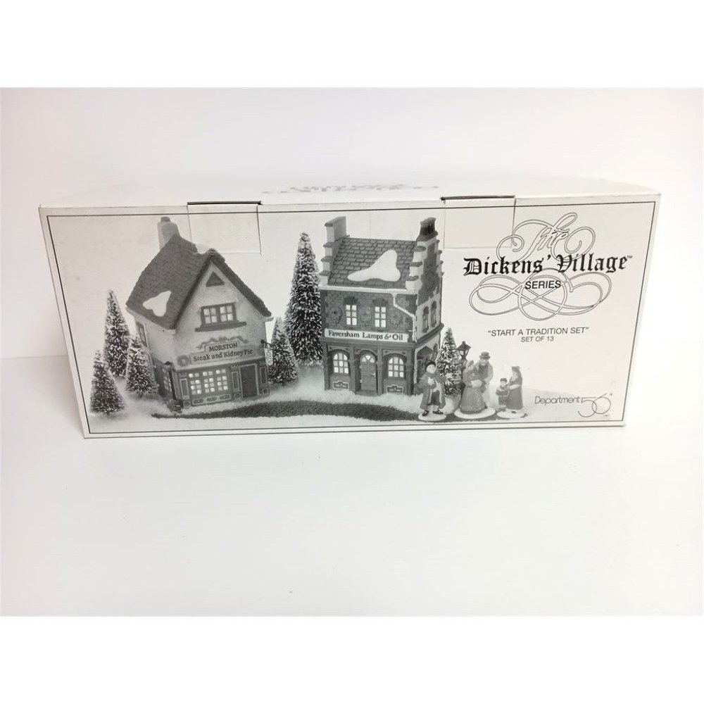 Department 56 Dickens Village Start A Tradition Set